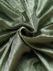 Vintaside Kids 女童春秋蕾丝翻领长袖时尚连衣裙，适合学校聚会、派对、生日等场合 - 墨綠色 - 查看 4