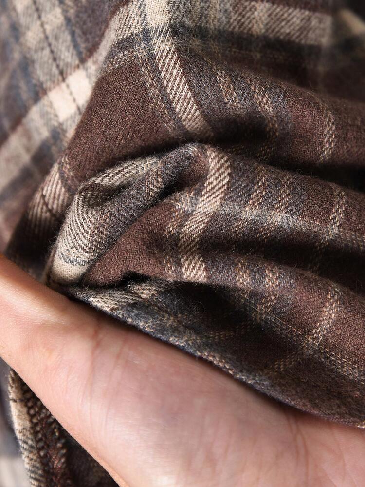 Women's Casual Waist Cinched Long Sleeve Button-Up Shirt, Suitable For Autumn/Winter, Back To School, Embroidered Small Logo Christmas Winter