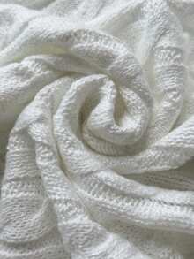 SHEIN Set de 2 piezas de ropa casual para niñas: Top holgado de punto texturizado de cuello redondo combinado con pantalones rectos a juego de suéter, estilo minimalista de moda, tela suave y cómoda, adecuado para uso diario, reuniones y salidas en otoño/invierno