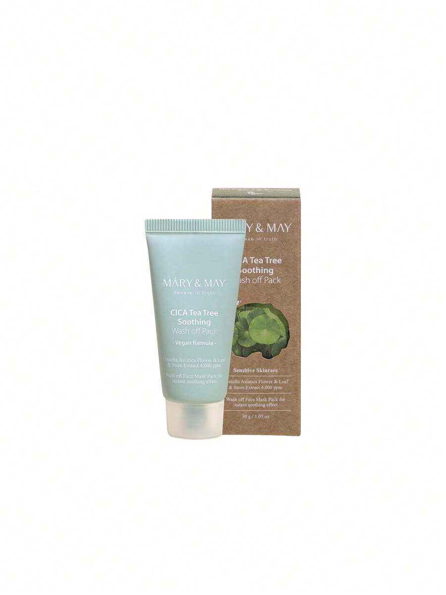 Mary&May Cica Teatree Soothing Wash Off Pack 30g - 彩色 - 查看 1