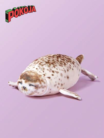 35cm Realistic Seal Stuffed Animal Seals Plush Doll Look Sea Lion Like Sea Creature Doll Aquarium Sea Animal Stuffed Toy Throw Pillow For Christmas Decor