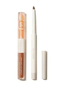 SHEGLAM Bộ đôi kẻ viền môi và son môi mềm mại phong cách Glam thập niên 90 - Bộ môi màu Taupe trầm 3 trong 1, son bóng làm đầy môi, dưỡng ẩm chiết xuất thực vật, son môi lỏng lâu trôi, son môi lỏng màu nâu, mỹ phẩm trang điểm mặt cho nữ và nữ giới, hoàn hảo cho mùa thu đông, lý tưởng cho phong cách Y2K thời trang sang chảnh, phù hợp làm quà tặng sinh nhật, Giáng sinh, tiệc tùng, màu đẹp nhất - Nhiều màu - Xem 7