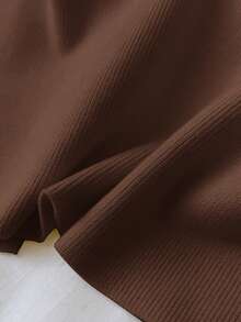 CosyJoli Plus Size Elegant Metal Buckle Knit Sleeveless Sweater Vest, Comfortable & Casual In Fall/Winter