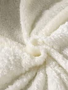 男童字母印花插肩袖保暖连帽休闲外套，冬季保暖款