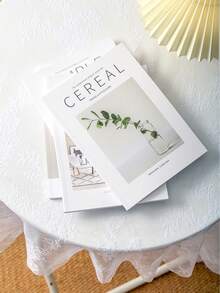 1Set Ins Style Simple English Magazine, Shooting Background, Ins Style Simple English Book,Live Photo Props, Street Shooting Decoration, Decorative Ornaments, Suitable For Food, Jewelry, Jewelry, Cosmetics Shooting Background