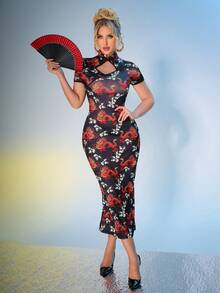 2pcs Women's Lingerie Set (Wireless, Thong) - Multicolor - View 1