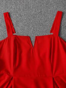 DreamSkyne Plus Size Women Elegant Party Sling Light Dress For New Year Clothes, For Thanksgiving Maxi Women Outfit