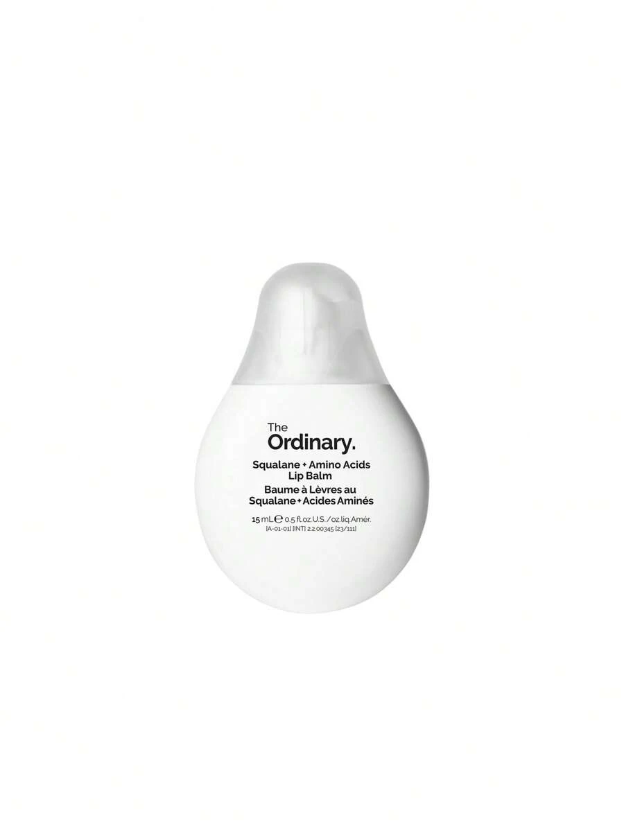 The Ordinary Squalane + Amino Acids Lip Balm 15 Ml – Intense Hydration And Barrier Support, Nourishing Treatment For Dry Lips, Smoothing Daily Moisturizer, Suitable For Sensitive Skin, Professional Grade Lip Care For All Ages - White - View 1