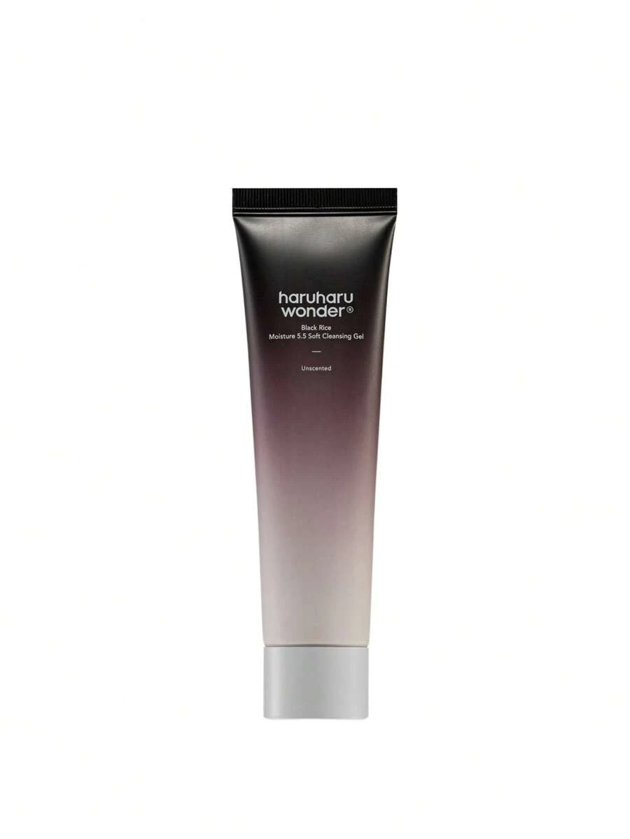 HaruHaru Wonder Black Rice Moisture 5.5 Gentle Cleansing Gel 100 Ml – Facial Cleanser, PH Balanced, For Sensitive Skin, Unscented, Fermented Black Rice, Suitable For Daily Skincare Routine - Multicolor - View 1
