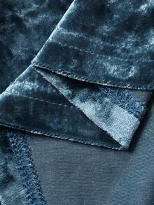 DAZY Women's Long Velvet Waist Cinched Nightgown, Autumn/Winter