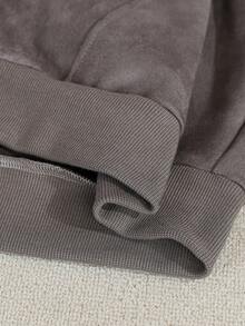 STYNVO 男士拼接字母刺绣连帽卫衣，宽松版型，美式街头风，长袖上衣