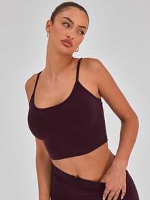 Musera Sport 高腰塑形喇叭运动紧身裤，仅限板式网球、网球、匹克球、健身房、普拉提、日常休闲穿着。 - 紫色 - 查看 5
