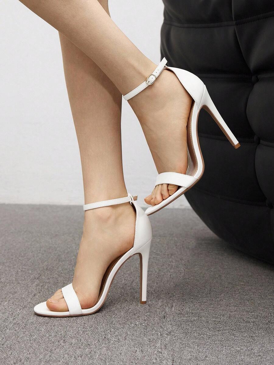 CUCCOO BIZCHIC 女士时尚白色高跟凉鞋度假鞋夏季促销万圣节圣诞节 - 白色 - 查看 1