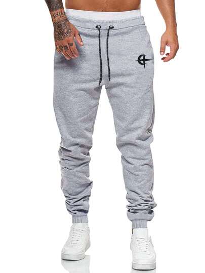 Street Life Pantalon de jogging casual à cordon de serrage pour hommes