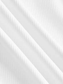 SHEIN EZwear 2 件女式深 V 领罗纹修身长袖 T 恤套装，休闲基本款套头衫，适合秋冬季，时尚，返校季，街头风格 - 彩色 - 查看 8