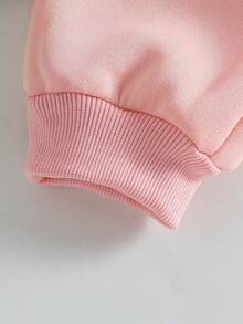 少女杏色休闲运动两件套运动服套装，春秋季