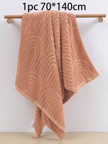 QIBHI 1/2/3pcs 100% Cotton Jacquard (Lightweight) Fabric, Not Thick, Choose Towel/Bath Towel, Multiple Sizes Available, Convenient For Home Use And Travel, Guest Use, Cotton Terry, Absorbent And Soft, Suitable For Bathroom, Swimming Pool, Luxurious Choice Of Your Preferred Size - Orange - View 11