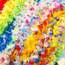 5/10/20/30/40/50件装，夏威夷花环项链，热带夏威夷花卉主题派对礼品，头饰，节日婚礼，海滩生日装饰，派对用品，花环，头饰，节日婚礼，海滩生日装饰，圣诞节 - 顏色 - 查看 15