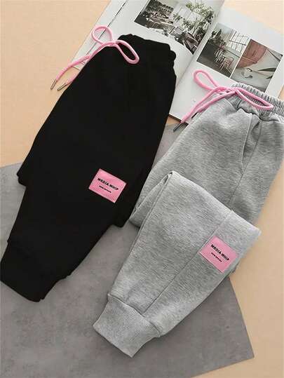 INAWLY 女士休闲前系腰运动裤，简约风格，适合日常穿着