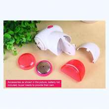 Fabric Shaver Lint Remover Lint Shaver Defuzzer Sweater Shaver For Clothes And Furniture Rechargeable Remover - Red - View 5