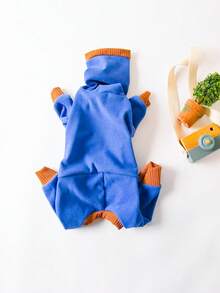 PETSIN 1 Piece Pet Plush Warm Turtleneck Four-Legged Clothes, Four-Legged Warm Base, Small Whippet, Pitbull Warm Turtleneck, Dog Clothes, Pet Supplies - Multicolor - View 4