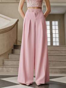 Anewsta Savoree Quần âu nữ thời trang ren nàng tiên cá chắp vá gợi cảm, thích hợp cho mùa thu, đông, xuân, năm mới, tiệc tùng, đám cưới, sang trọng, sành điệu, công sở, lễ tạ ơn, tốt nghiệp, giáng sinh, lễ hội, thanh lịch - Hồng - Xem 1