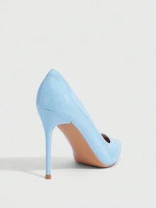 CUCCOO SZL Classic High Heel Pumps For Christmas - Blue - View 5