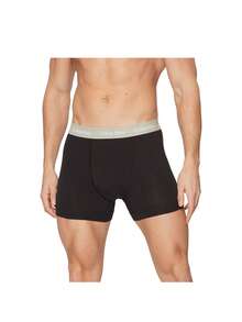 Calvin Klein 3 Pack Men's Boxers - Olive Green, Brown, Navy - View 2