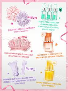 SHEGLAM HAIR Caja sorpresa SHEGlam Set de cuidado del cabello - Rosa Pálido - Ver 4