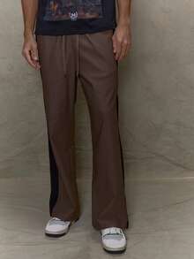 Musero Lightweight Stripe Contrast Side Panel Elasticated Drawstring Waistband SPRING SUMMER - Multicolor - View 2