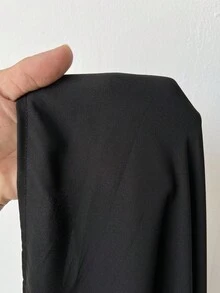 Whyspr Váy sơ mi phong cách Punk cỡ lớn dành cho nữ, họa tiết kẻ caro đỏ đen tương phản, thắt eo, tay dài, dáng ngắn - Nhiều màu - Xem 6