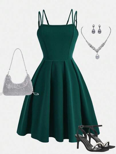 Girlism 青少年女孩无袖派对、聚会、圣诞节连衣裙