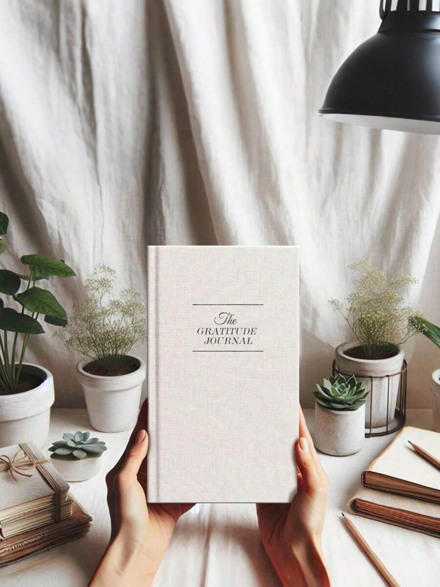 The Gratitude Journal : 5 Minute Journal - Record Five Minutes A Day For More Affirmation & Reflection,Optimism,Positivity,Happiness,A Simple Undated Hardcover Five Minute Guide Daily - 米色 - 查看 1