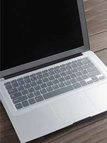 1片笔记本电脑薄膜键盘保护膜，硅胶防尘保护膜，适用于14英寸和15英寸笔记本电脑