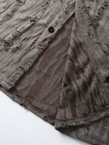 ROMWE MEN Street Life Áo sơ mi nam dài tay dệt kim thường ngày - Nhiều màu - Xem 4