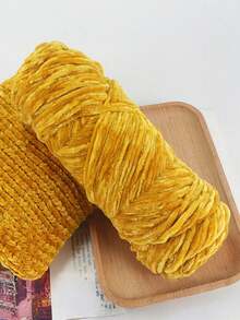 Cirelle Sợi Chenille dùng để đan, Sợi len móc tự làm dày dặn dùng để đan khăn quàng cổ - Nhiều màu - Xem 14