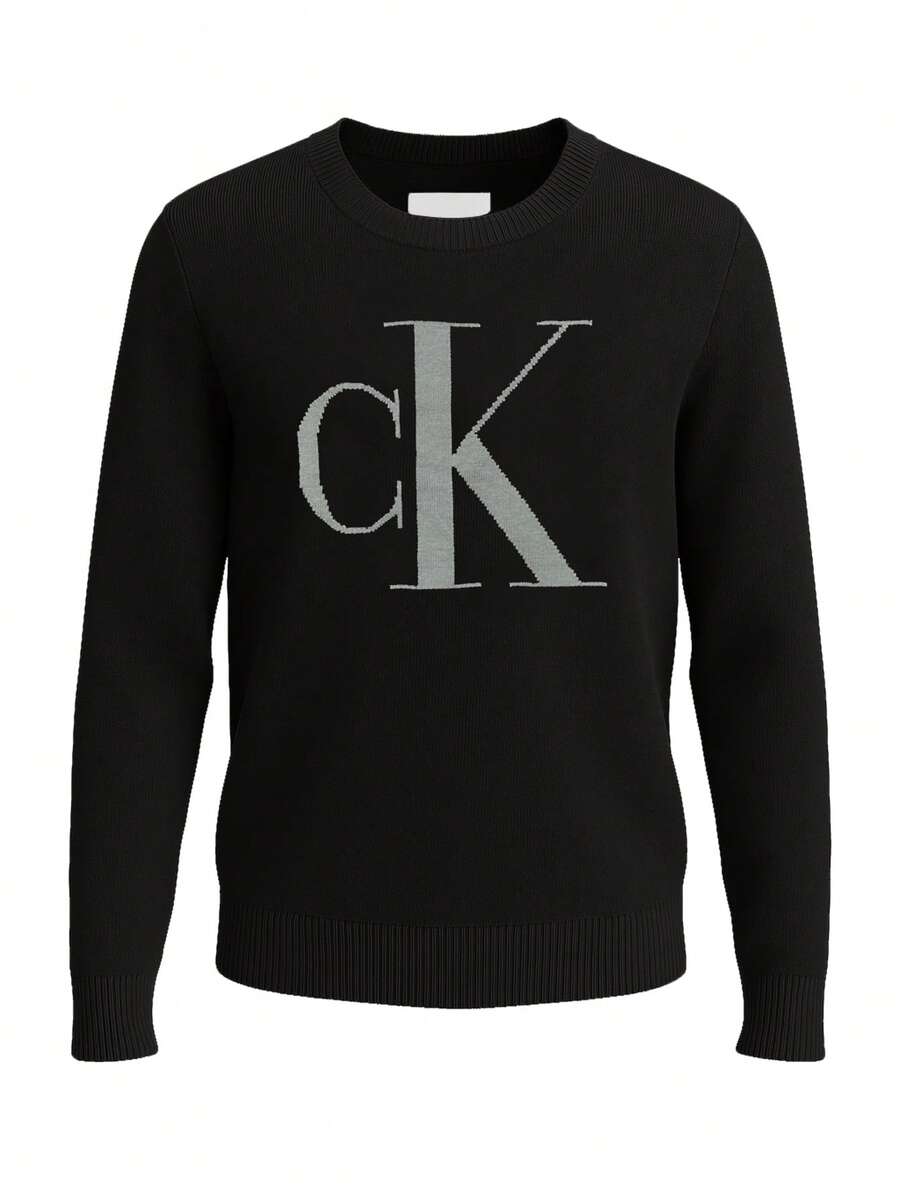 Calvin Klein Boys' Sweater Black - Black - View 1