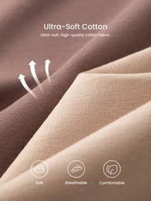 LUVLETTE 3条装纯棉高腰女士内裤套装 - 彩色 - 查看 9