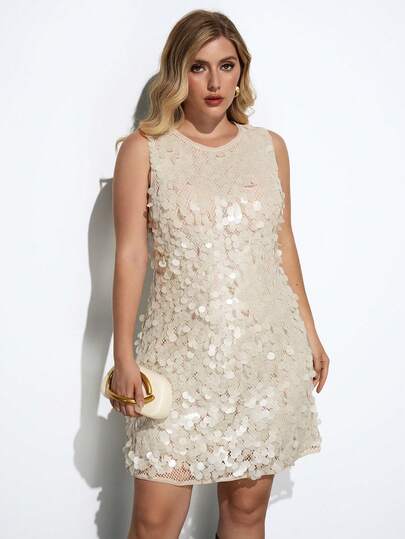 Maija 大码女式优雅休闲派对连衣裙，复古白色超长无袖连衣裙，适合音乐节、海滩度假、日常休闲、浪漫都市度假，适合外出、聚会、婚礼、毕业季