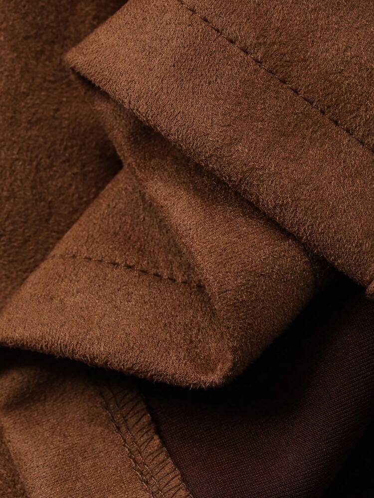 2pcs/Set Vintage Sleeveless Vest Top And High Waist Pants Suit For Women