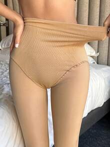 DAZY Women's Skin-Tone Versatile Casual Pantyhose, Suitable For Pairing With Dresses - Apricot - View 6