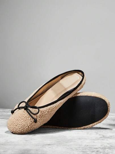 Solezae 女士保暖羊羔绒玛丽珍芭蕾平底鞋——舒适百搭的经典必备单品