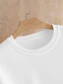 Manfinity NXTstreet Men's Casual Crew Neck Long Sleeve Pullover Sweatshirt Set - White - View 3