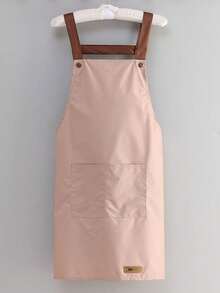 1/2pcs Waterproof And Oil-Proof Cooking Apron With Pockets, Suitable For Men And Women - Multicolor - View 13