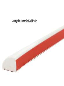 1pc Bathroom Threshold - Waterproof Barrier For Shower Corners Or Kitchen Sinks - Vinyl Material - Multicolor - View 19