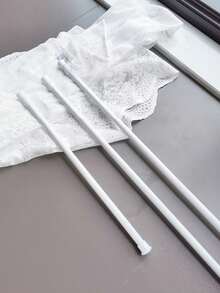 1pc/3pcs No-Drill Expandable Curtain Rods, Stainless Steel Retractable Rod, Closet Organizer Room Decor Home Decor Decor Bedroom Decor Dress Pants Shoes Jeans Boots Skirtbedroom,Organizer,Organiser,Home Storage,White T Shirt Women,Black Pants Women,Ladies Winter Clothes,Dress,Winter Clothes For Ladies,Elegant Woman Dresses,White Shirt For Ladies,Long Sleeve,White Jumpsuit For Women,Spring Dresses For Women,Spring Outfits For Women,Spring,Spring Clothes,Minimalist,Summer Tops