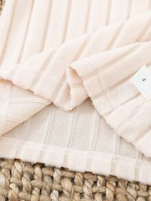 SHEIN 3 件套女婴罗纹高领毛衣套装，秋冬实用组合装，家居服 - 彩色 - 查看 6