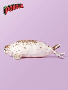 35cm Realistic Seal Stuffed Animal Seals Plush Doll Look Sea Lion Like Sea Creature Doll Aquarium Sea Animal Stuffed Toy Throw Pillow For Christmas Decor - Multicolor - View 3