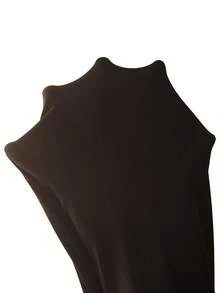 SHEIN 青少年女孩休闲字母图案宽松运动衫和裤子套装 - 咖啡棕 - 查看 8