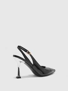 CUCCOO BIZCHIC Cuccoo Fashionable Elegant Closed Toe High Heel Pumps - Black - View 8